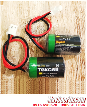 Tekcell SB-AA02 (Zắc PH2.54-2P); Pin nuôi nguồn PLC Tekcell SB-AA02 lithium 3.6v 1/2AA 1200mAh _Xuất xứ Hàn Quốc